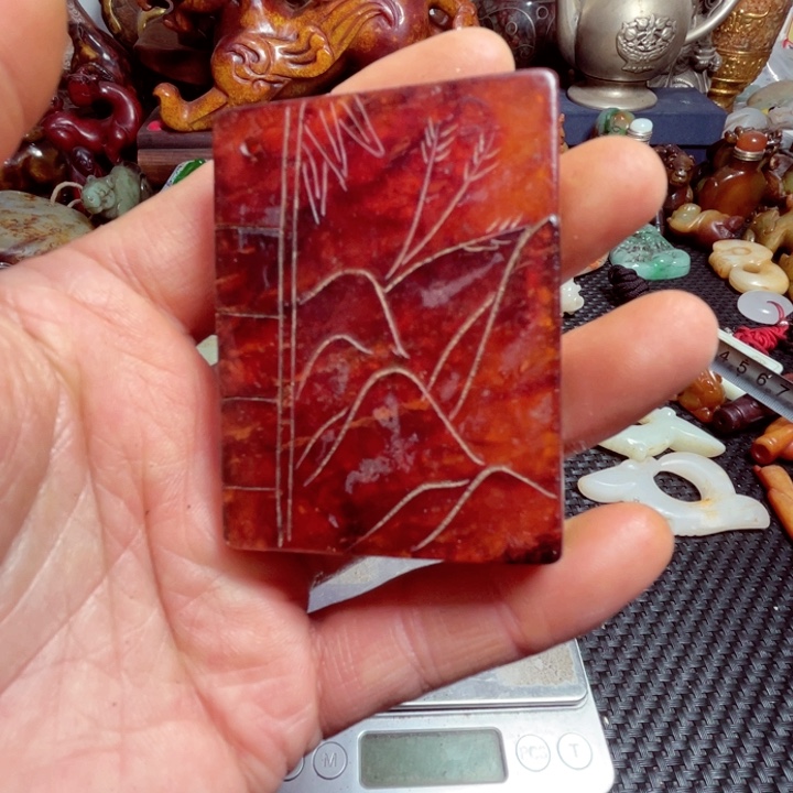 滴血莲花菩提把件扮**虎