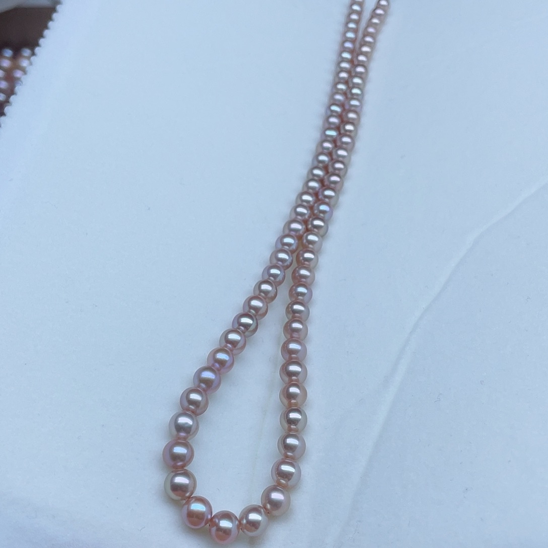 淡水珍珠银S925镶嵌颈饰