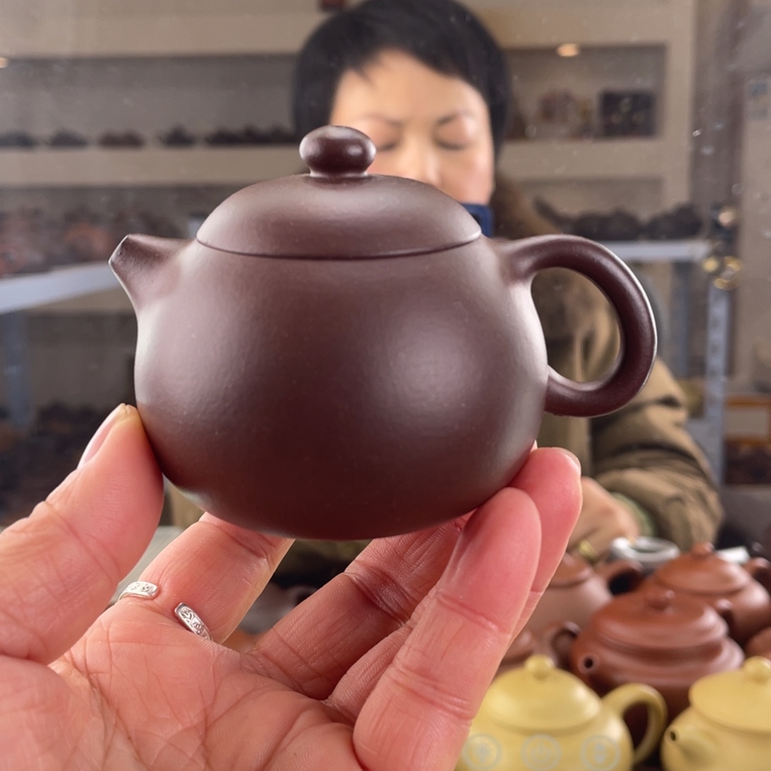 茶壶紫砂四号井底槽清文旦100cc