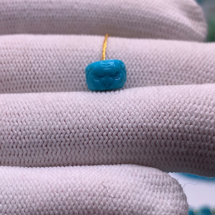 绿松石未镶嵌珠宝奇石8mm