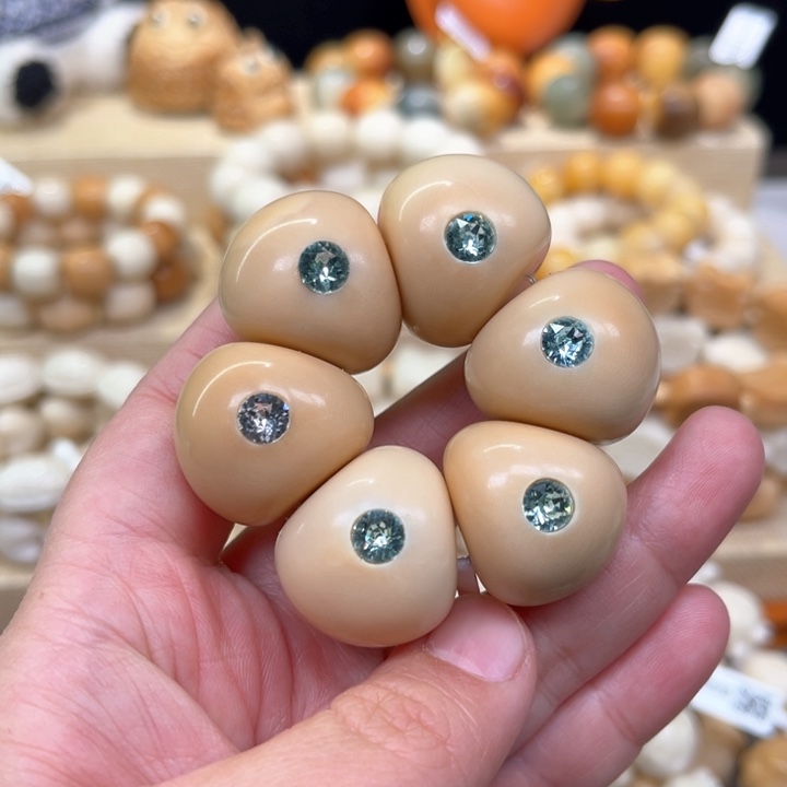 菩提根/象牙果手串1-22-82 山竹微瑕