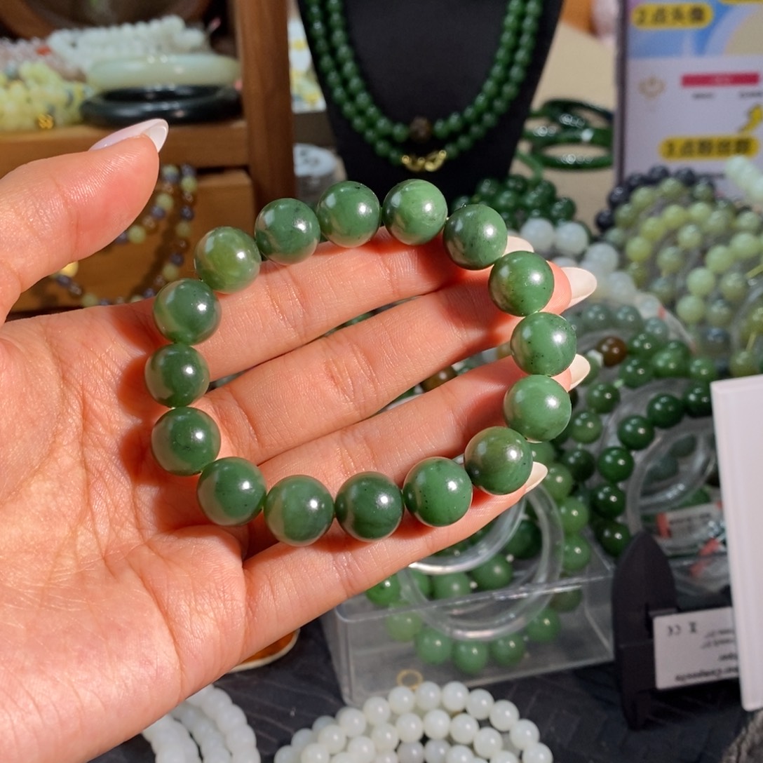 和田玉未镶嵌手链