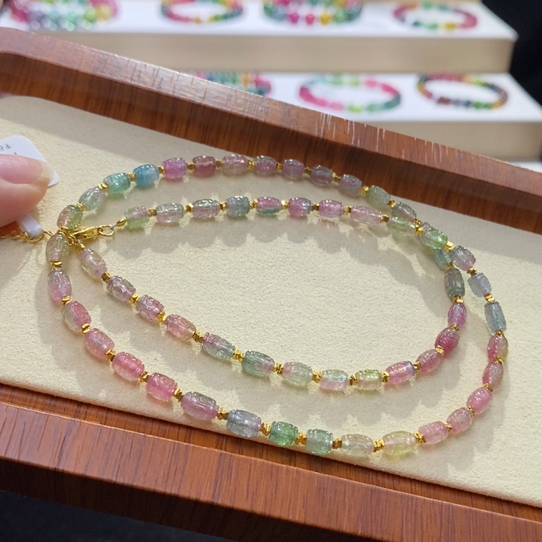 【闪购商品】碧玺手串未镶嵌两天看货期