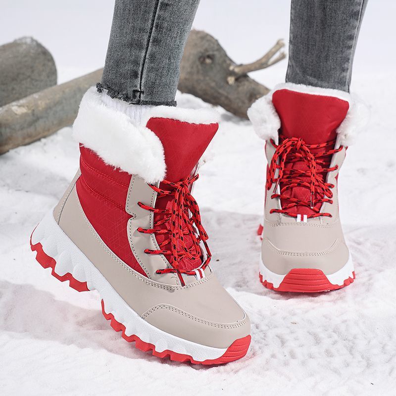 时尚女鞋雪地靴【欧洲站】加绒户外短靴保暖靴子 厂家直播间福利