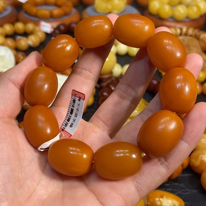 琥珀手链未镶嵌蜜蜡