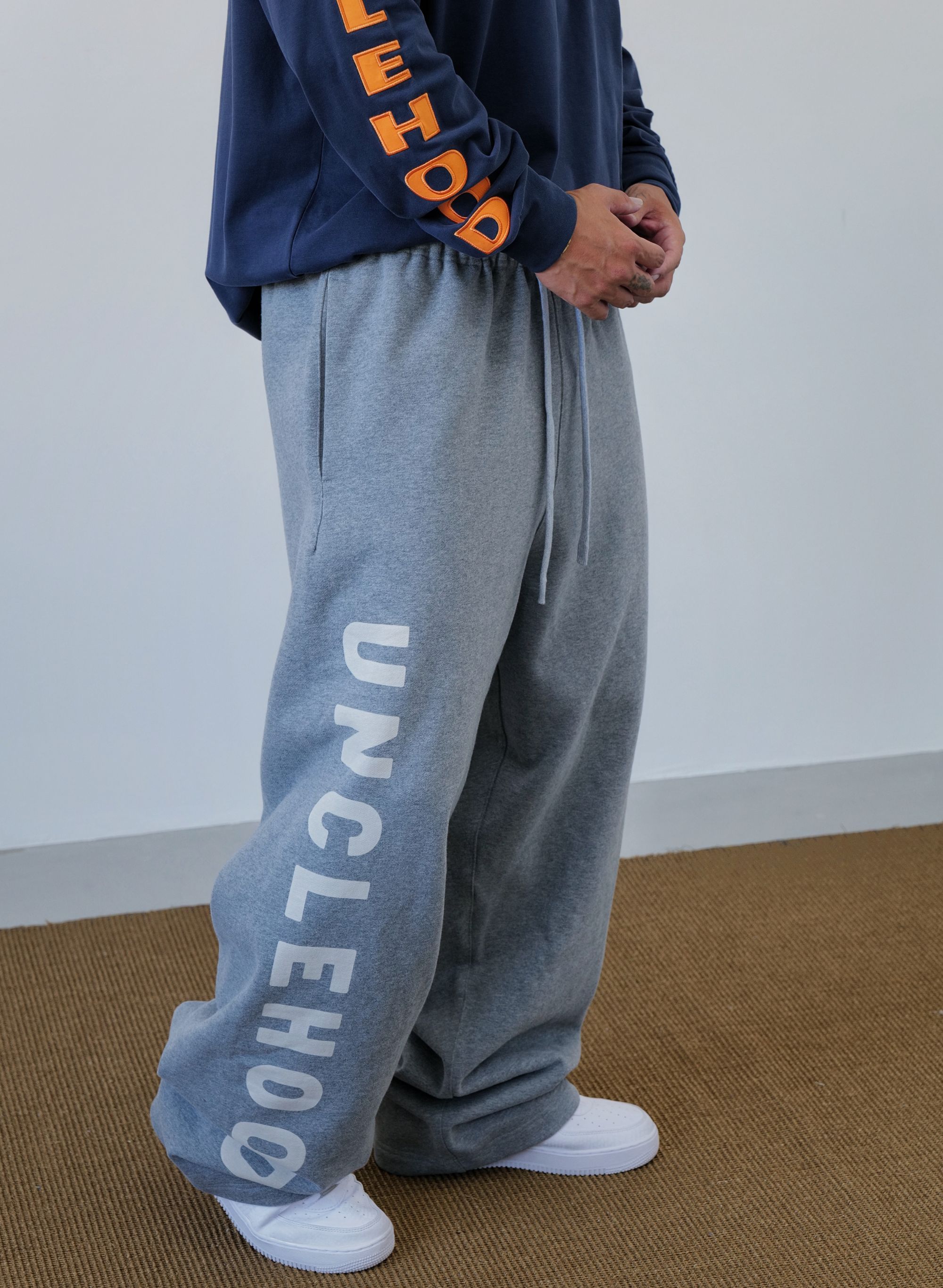 UNCLEHOOD美式复古百搭卫裤男女秋冬宽松休闲裤