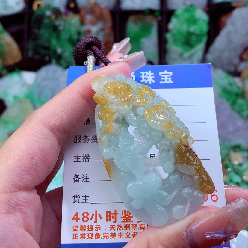 【闪购商品】翡翠颈饰未镶嵌挂件