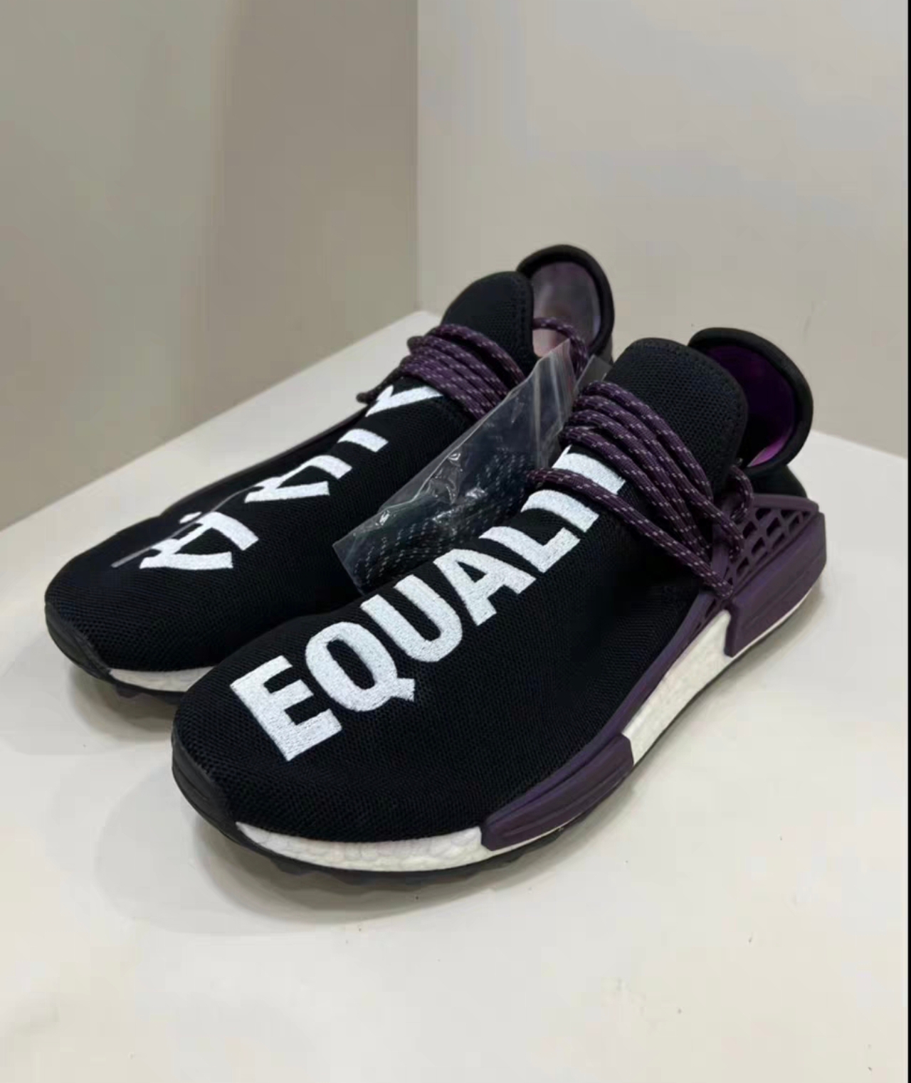 Adidas NMD菲董 黑白低帮 46.5码 全新原盒