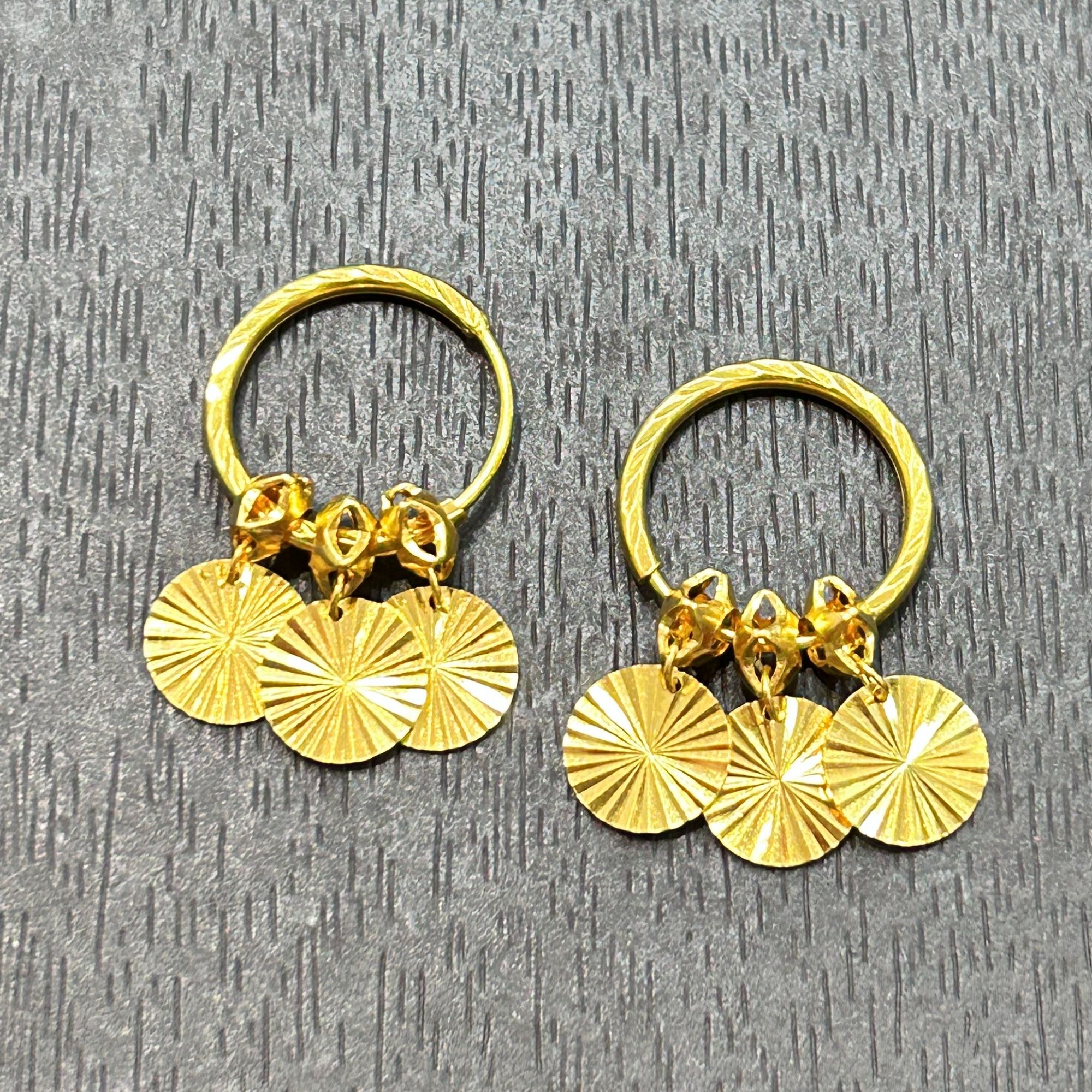 【店长专享】足金999投资金攒黄金星星流苏ZBHJE1002克重多退少补