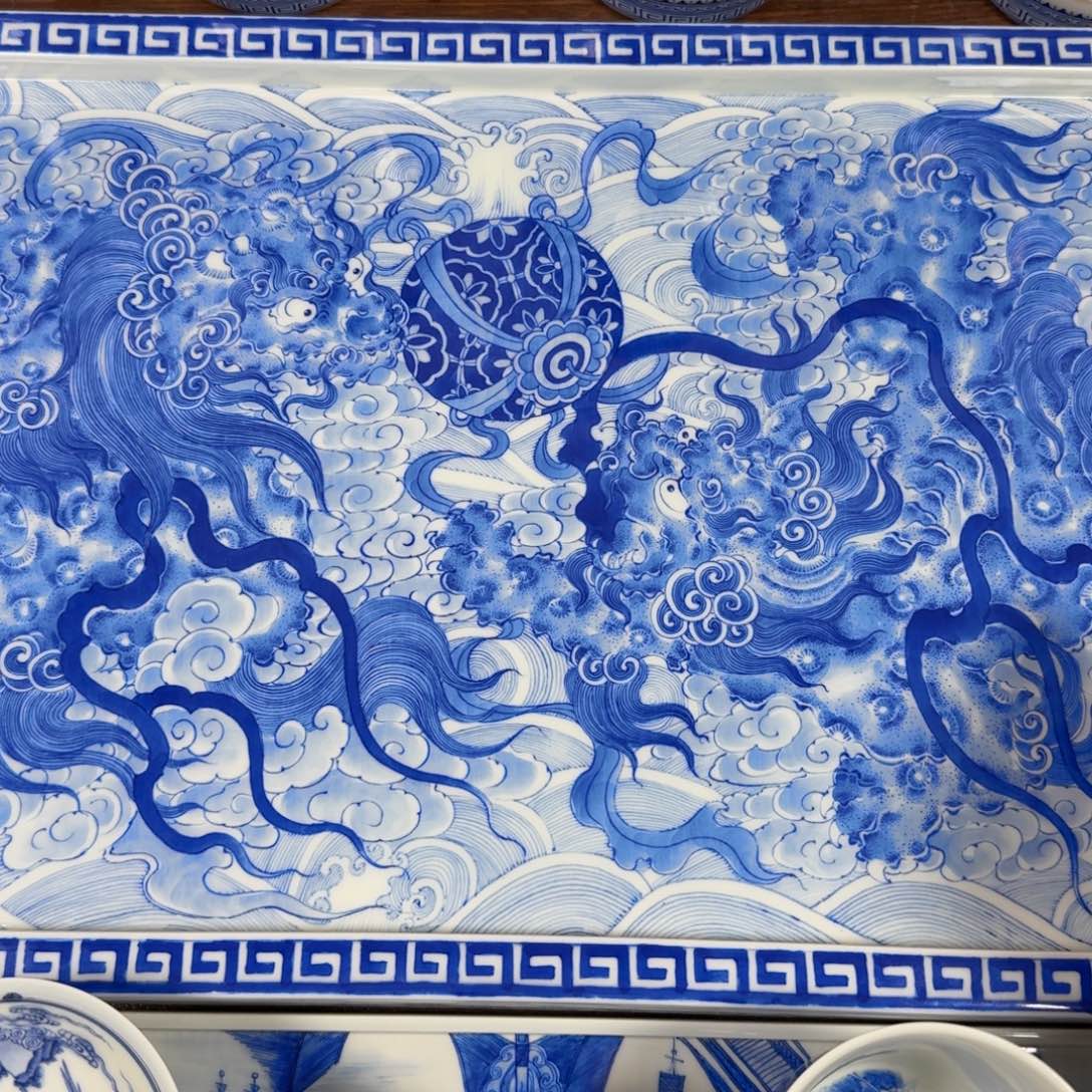 爱***建全手工全手绘陶瓷