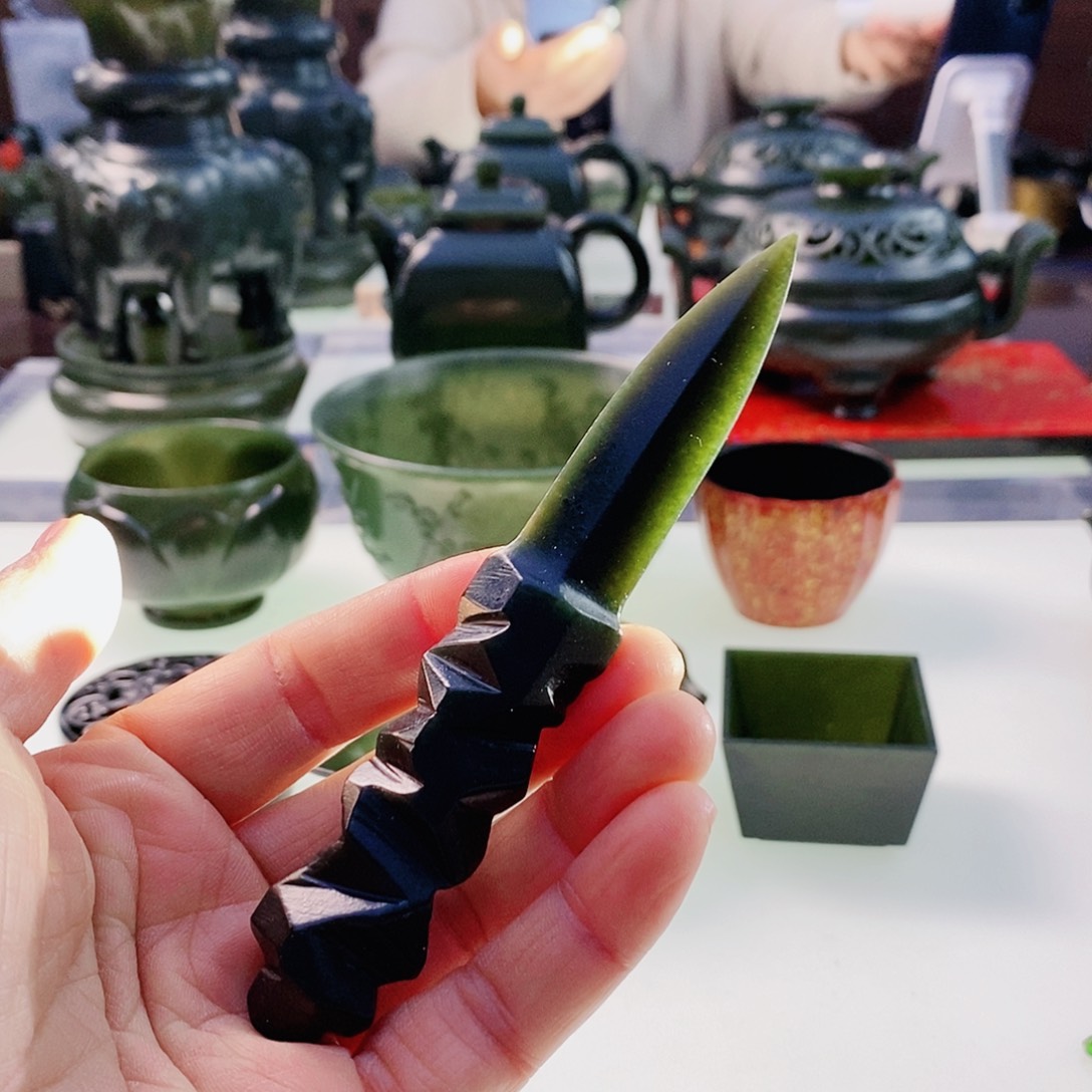 和田玉（青玉）摆件未镶嵌