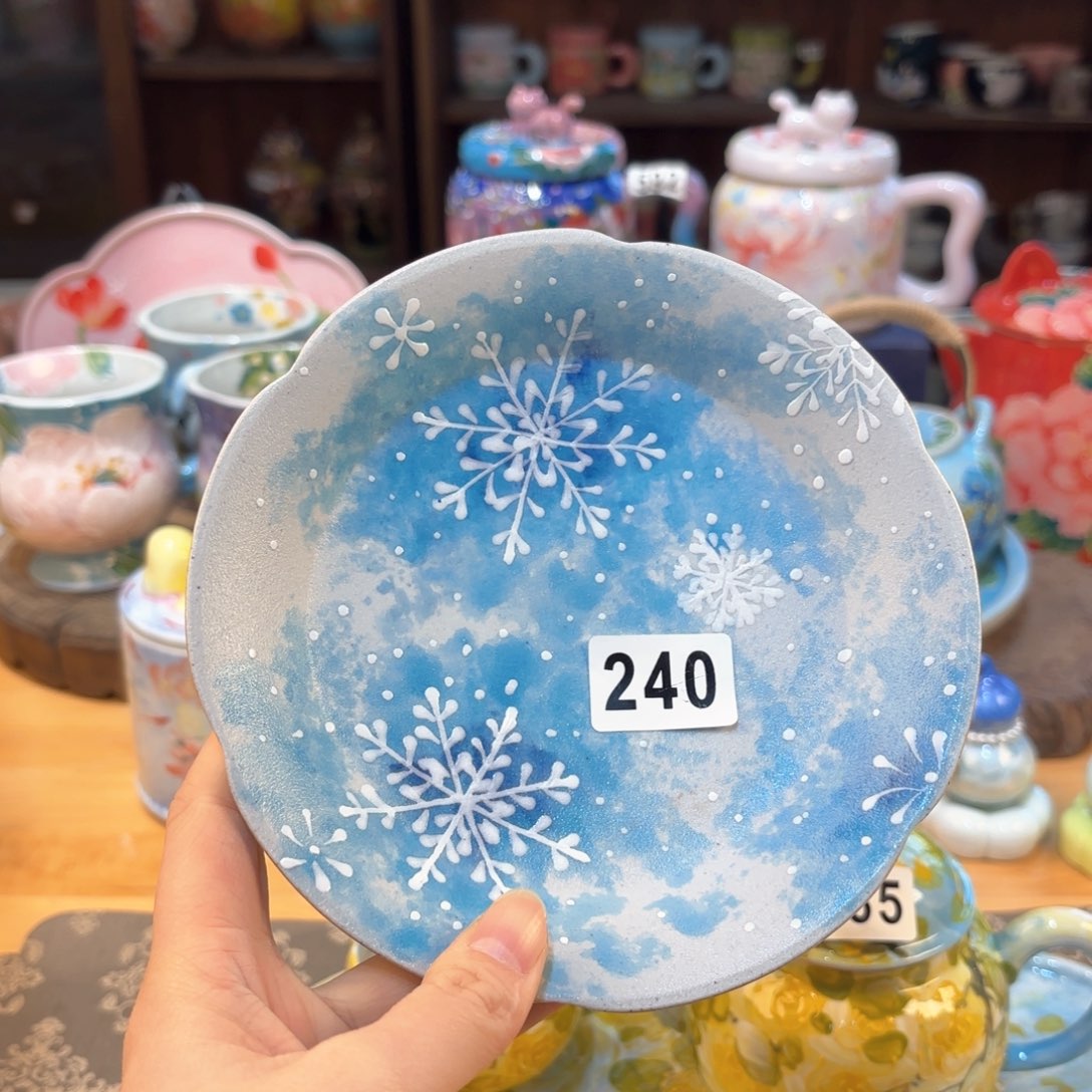 景德镇手绘高温釉下彩陶瓷茶具