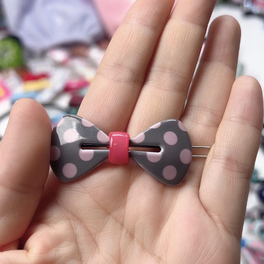 韩国儿童灰点扣夹