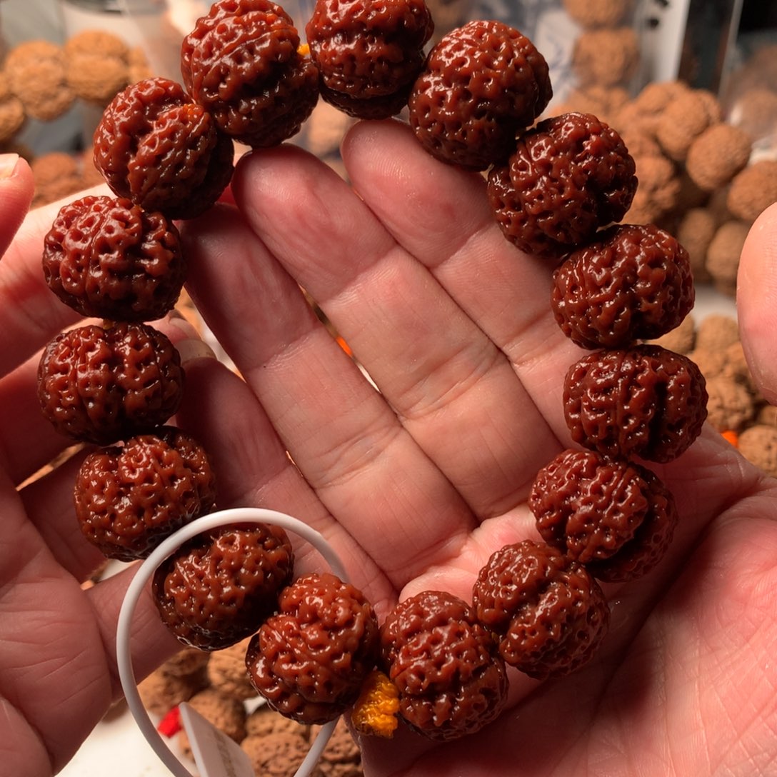 金刚菩提手串22龙牙梅花头货，要求高拿超头