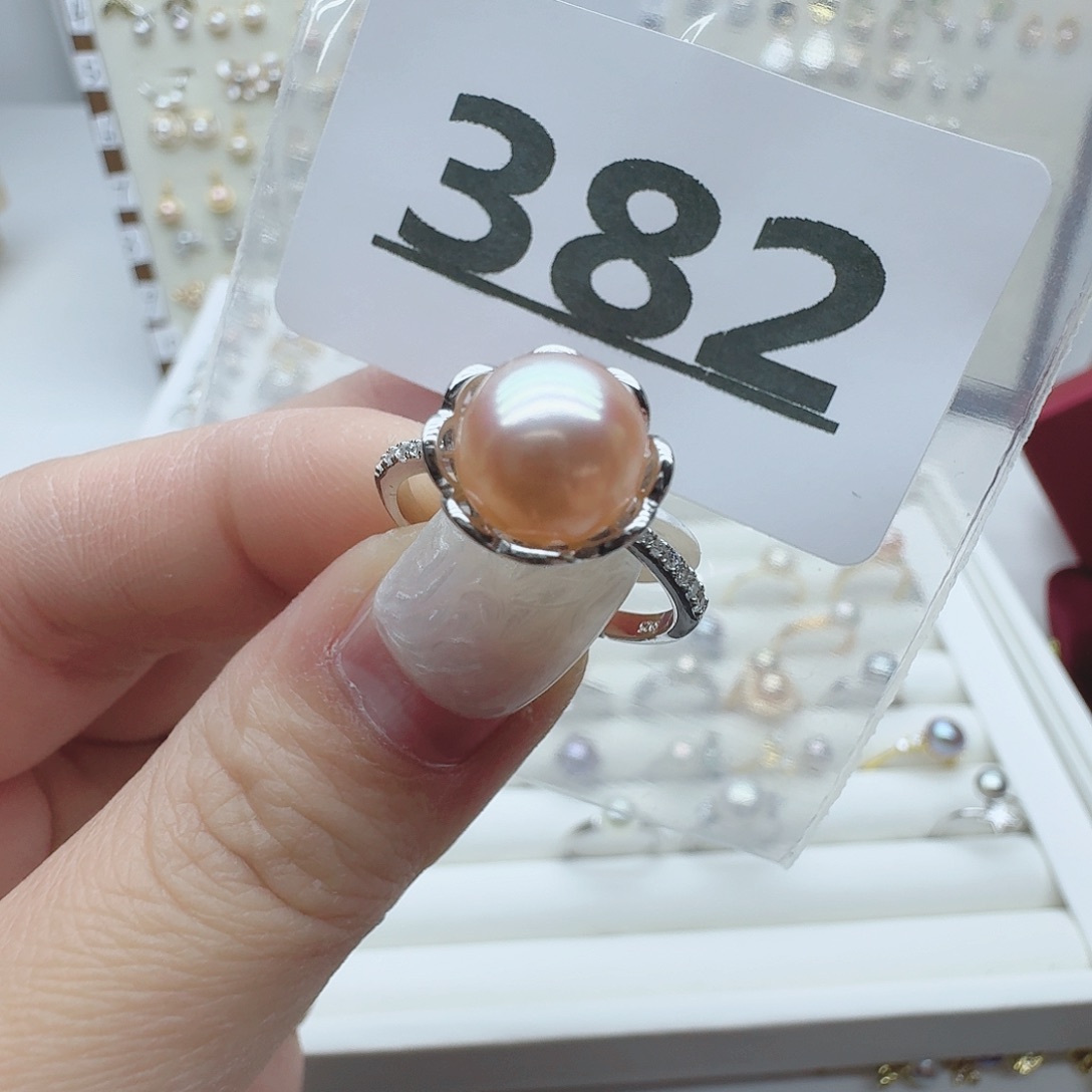 淡水珍珠珠宝奇石银S925镶嵌382