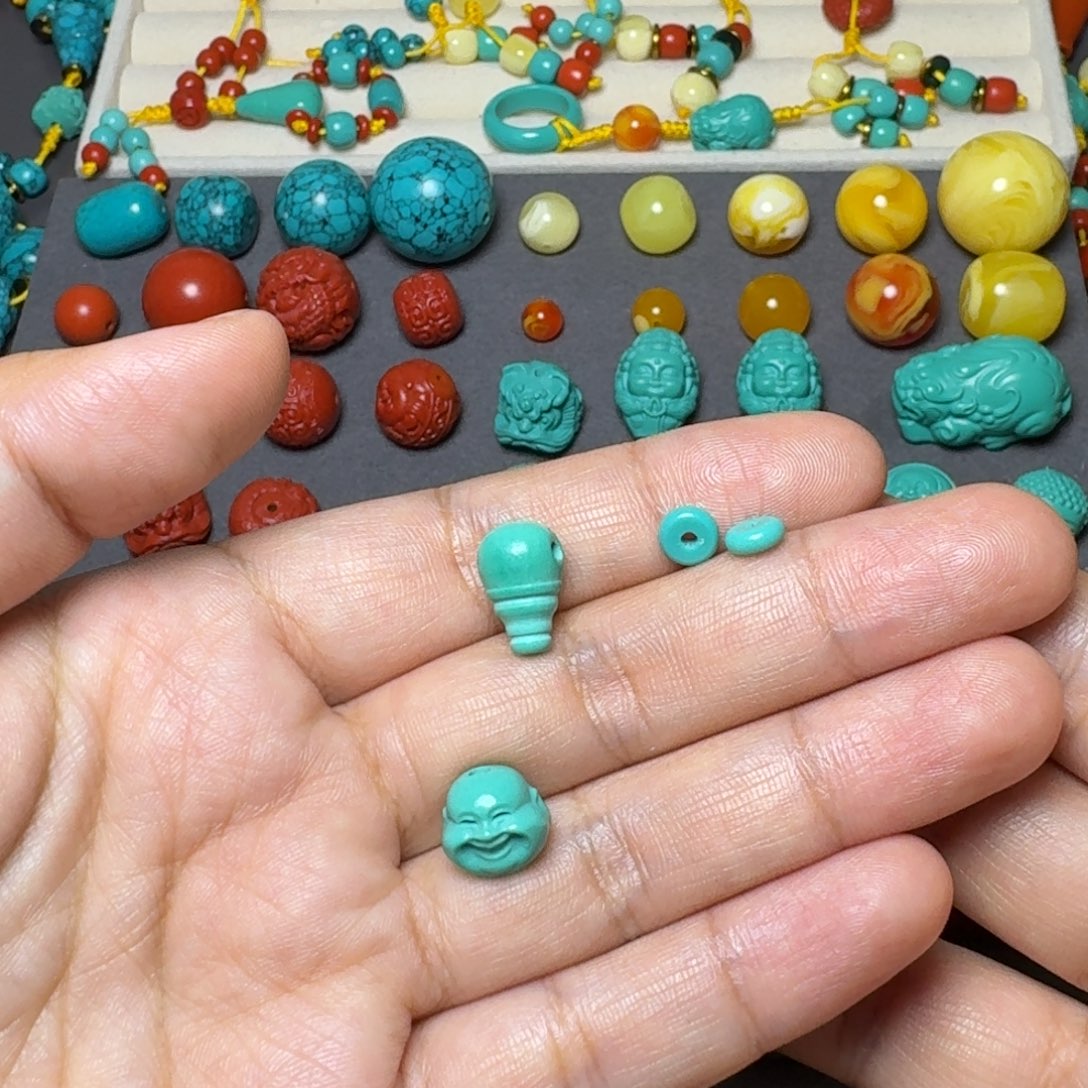 非金属三通8，弥勒一个，绿隔片2个