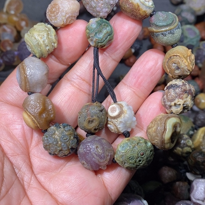 未镶嵌玛瑙/玉髓珠宝奇石海**咸