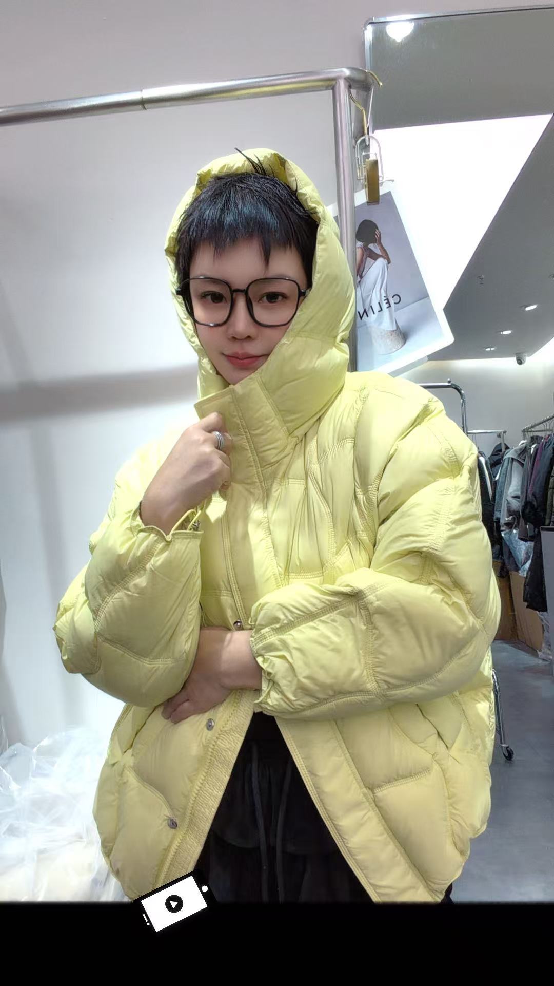 【济州岛】纯色连帽鹅绒服278