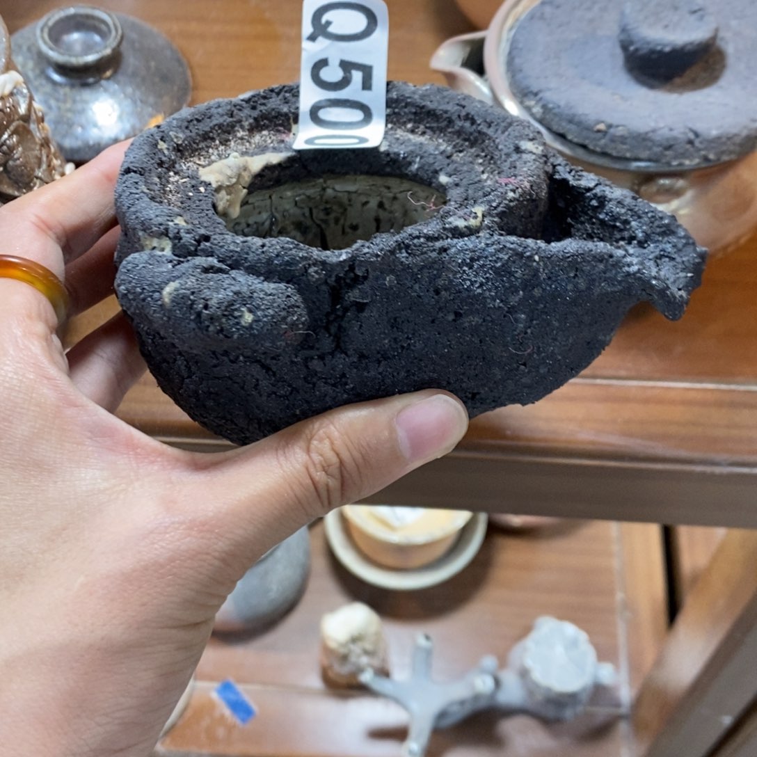 陶园柴烧，精品高货。500摆件