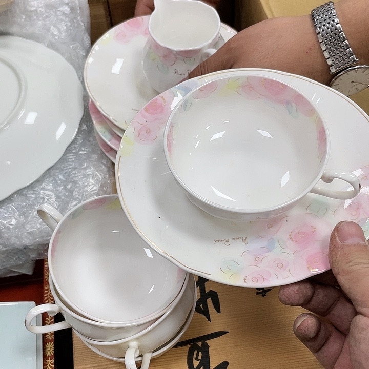 瓷片瓷制作工艺品摆件