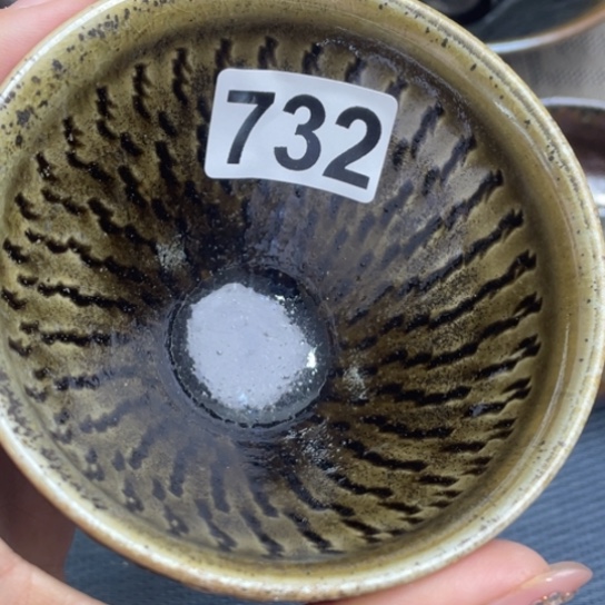 茶盏沐雨茶器柴烧主人杯