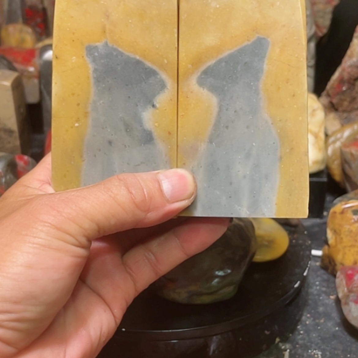 【闪购商品】昌化石昌化田黄对章