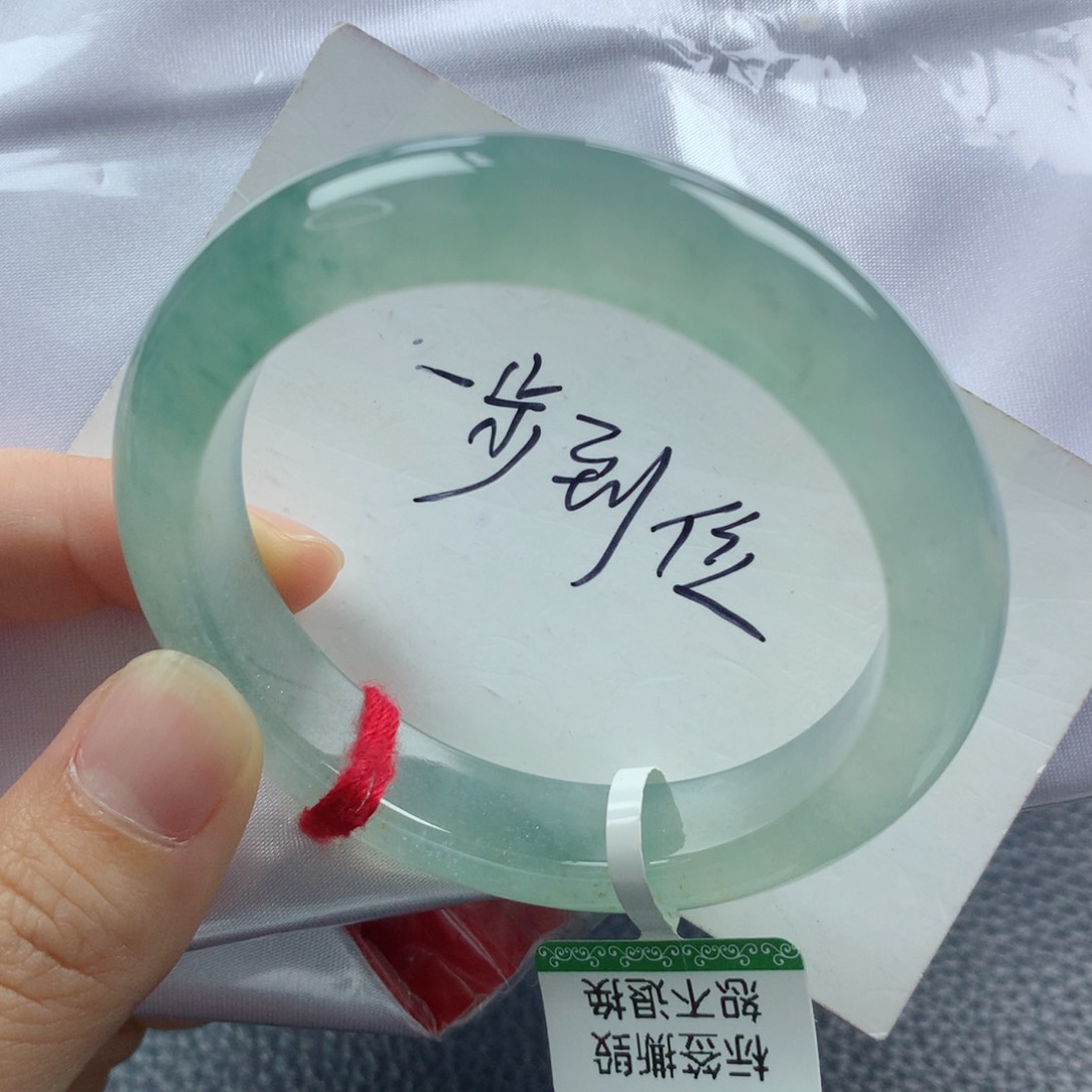 未镶嵌手镯翡翠缅甸天然翡翠A货52.3正