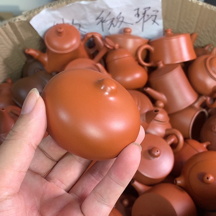 茶壶紫砂原矿朱泥茶具茶壶家用