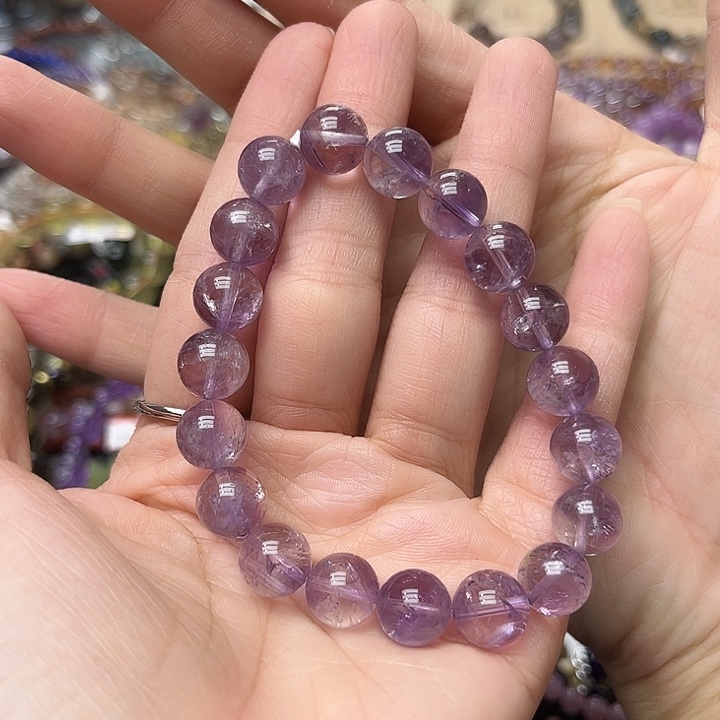 水晶未镶嵌手链多样性发一