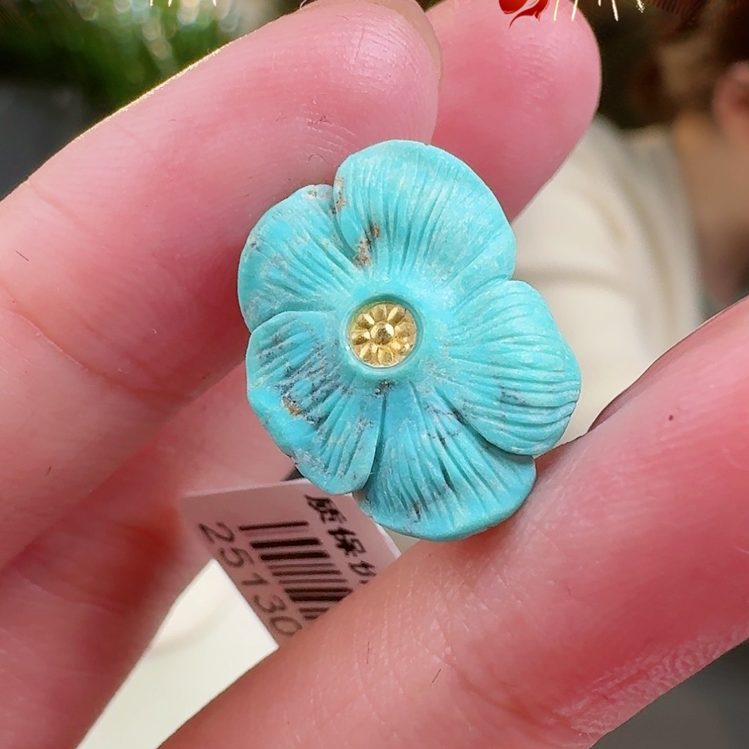 绿松石珠宝奇石未镶嵌