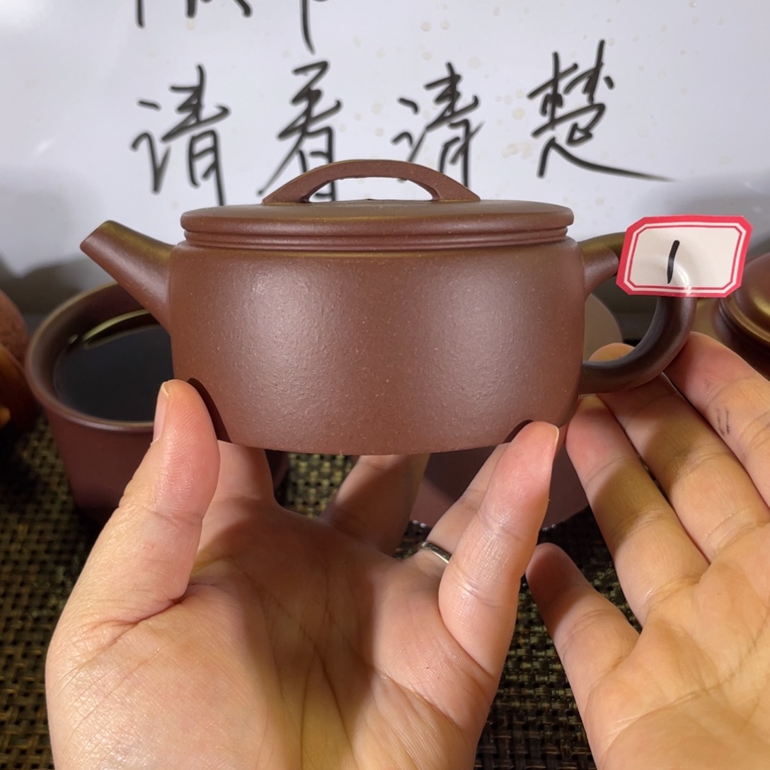茶壶紫砂汉瓦微瑕