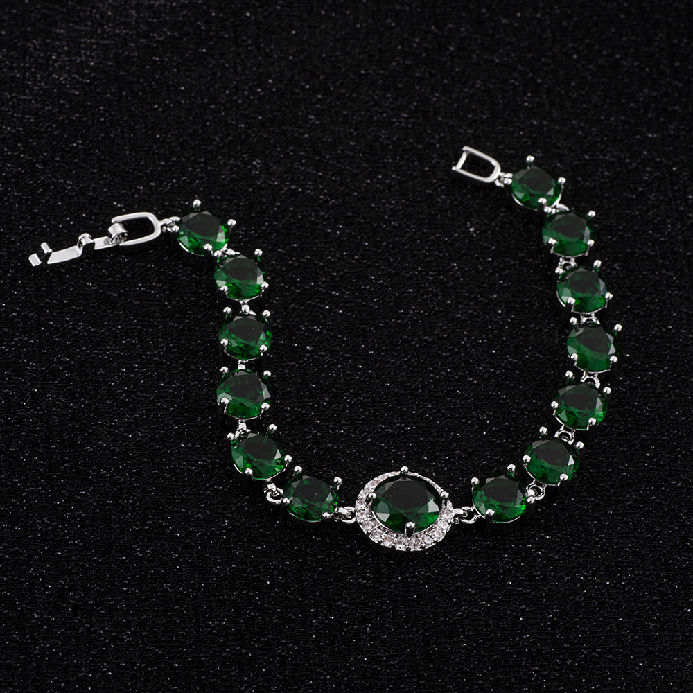 s925银 千瞳幻色 万籁凝珀 手链 SB0007