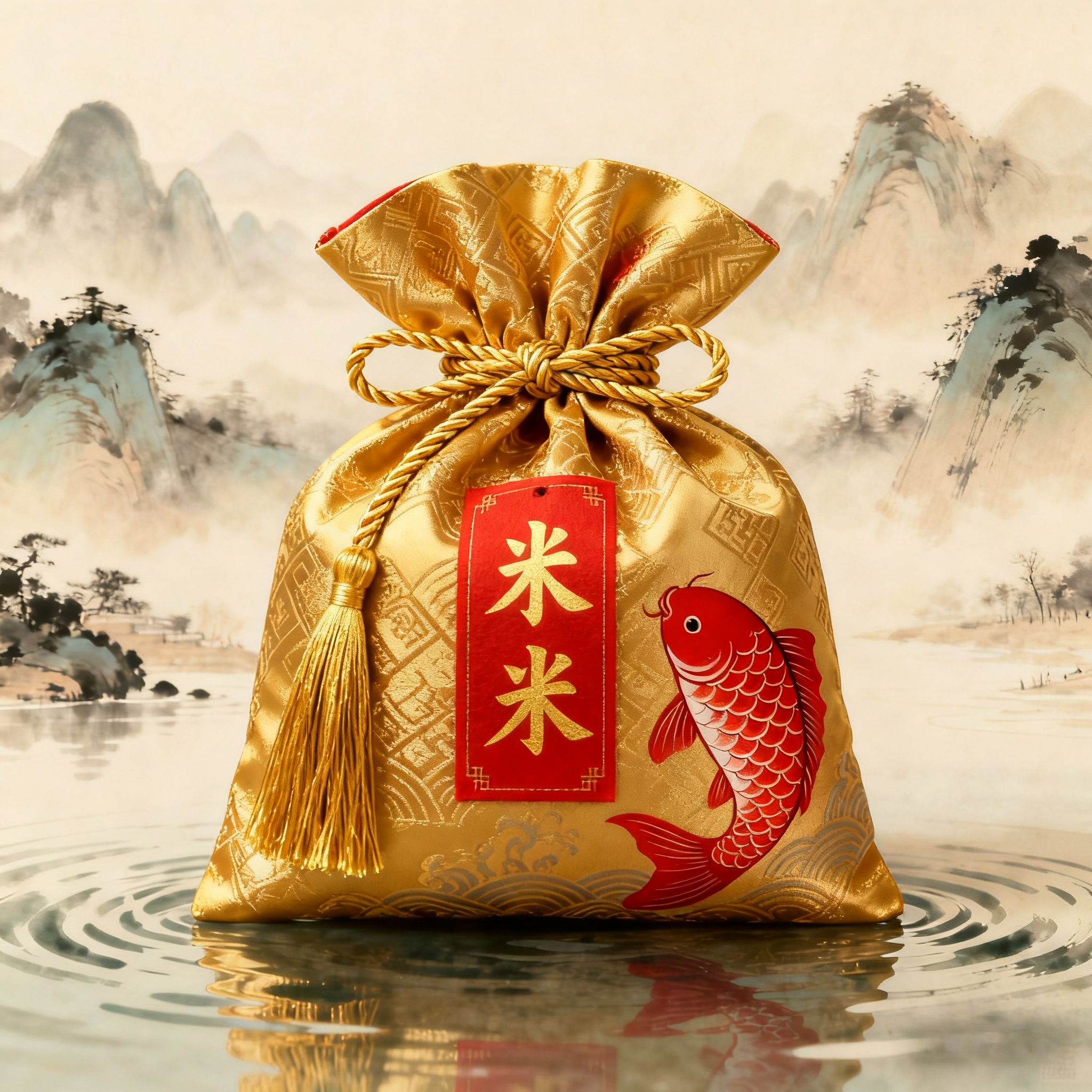 3号老师推荐 米米腰包到家福卡  手绘卡 生肖挂饰