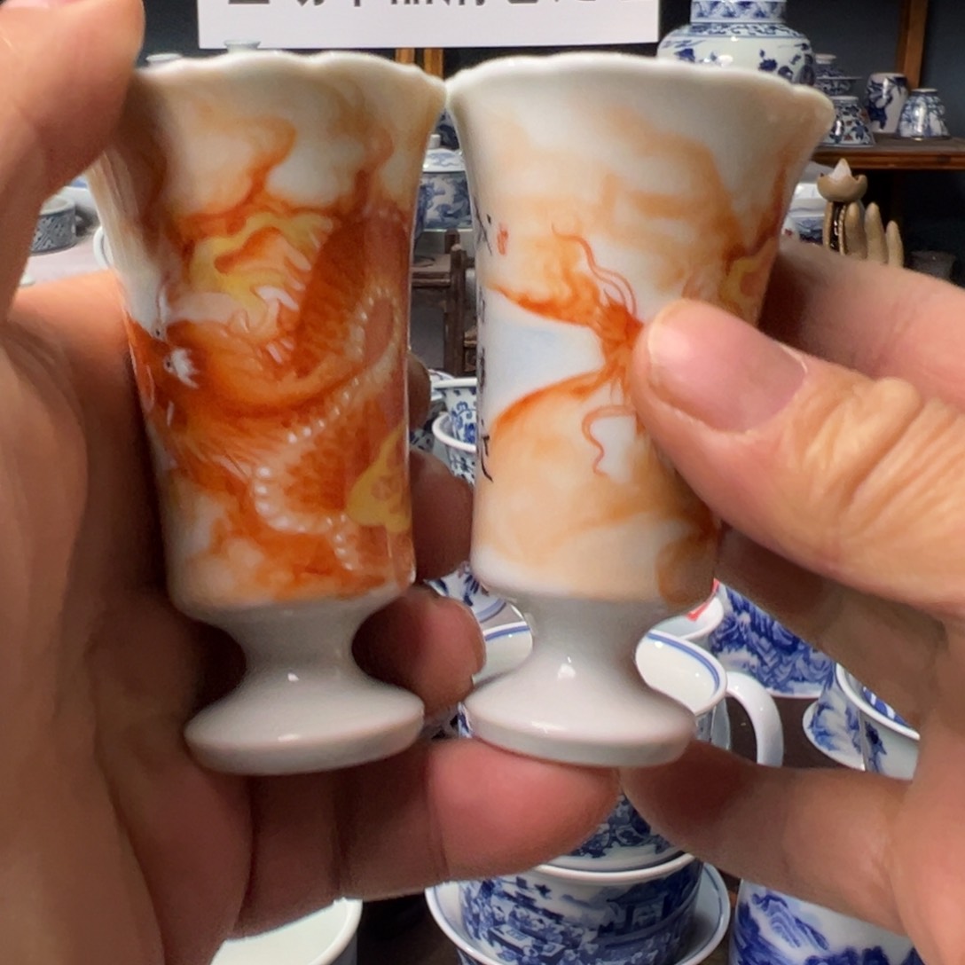 摆件宿****店景德镇青花瓷器