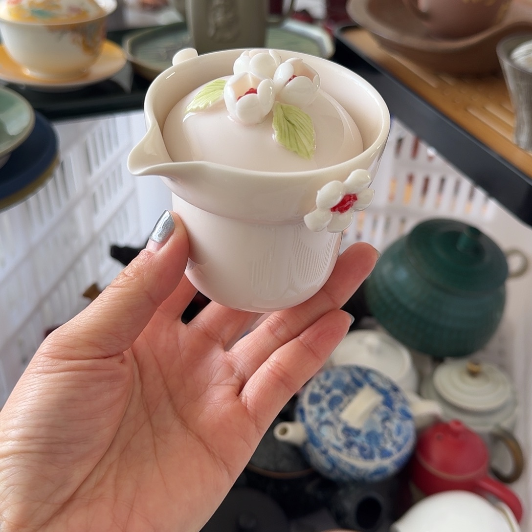 微瑕陶瓷茶具茶杯茶壶