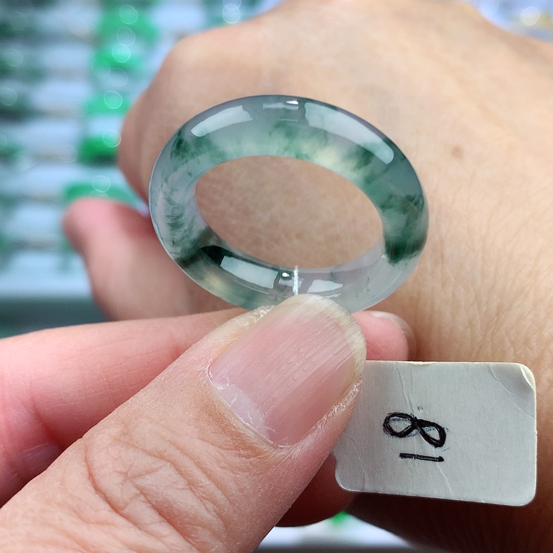 未镶嵌戒指翡翠18号