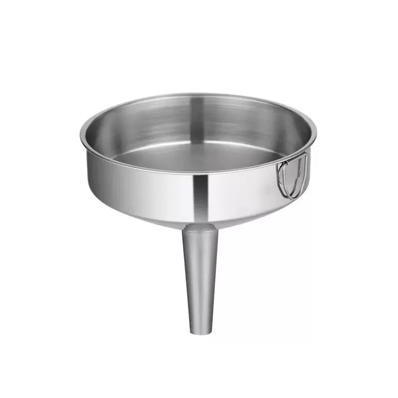 不锈钢漏斗家用带沥网