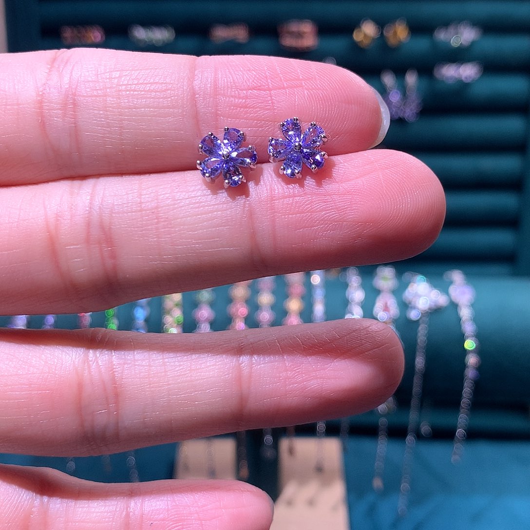 坦桑石手链银S925镶嵌