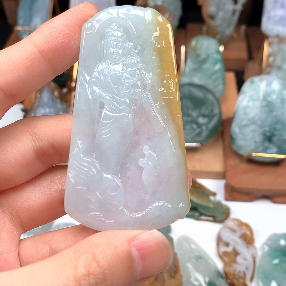 定制翡翠未镶嵌挂件