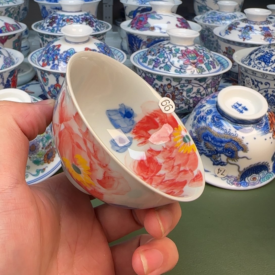 杯彦祖纯手工手绘茶具66