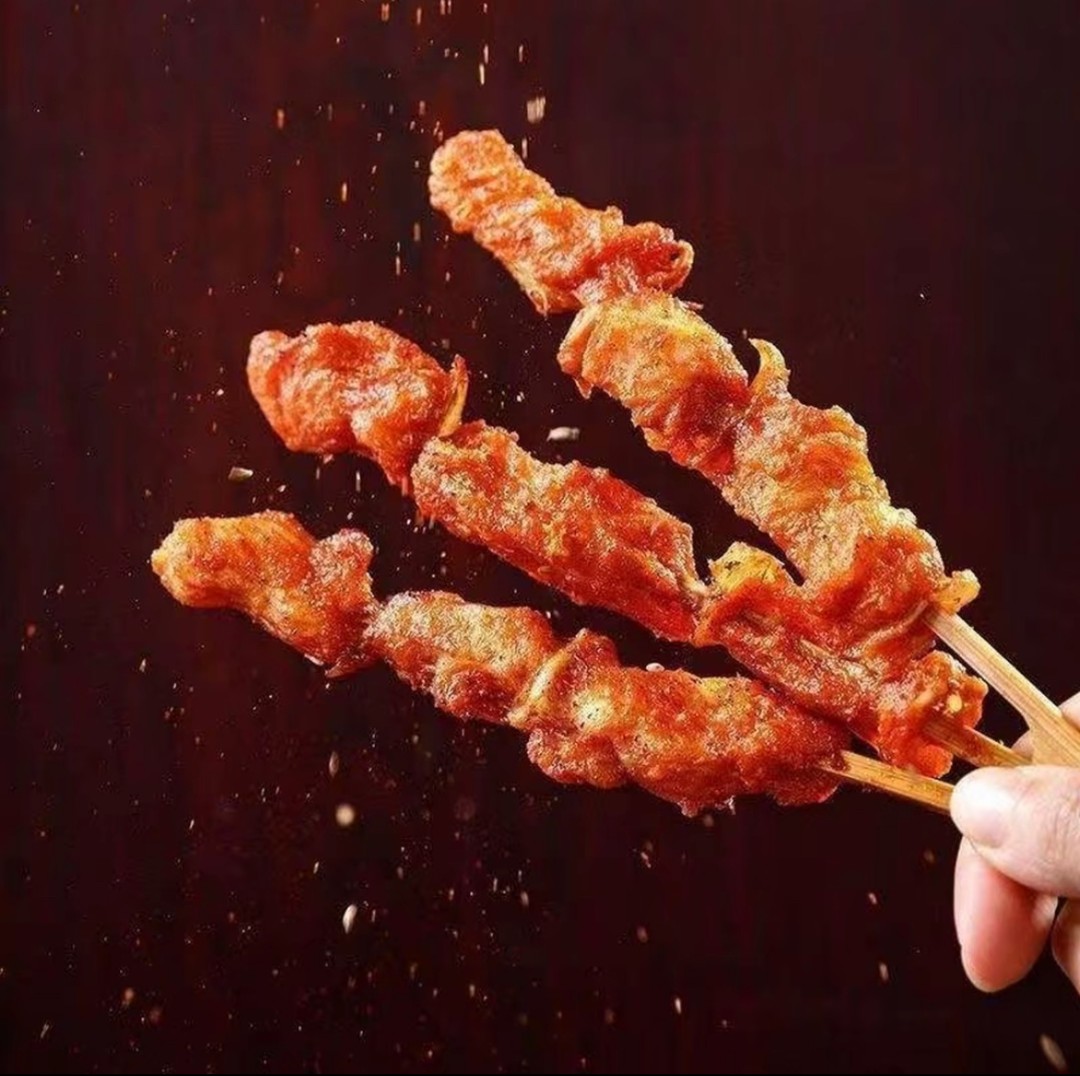 骨肉相连冷冻串串25根 烧烤油炸小吃奥尔良鸡肉串