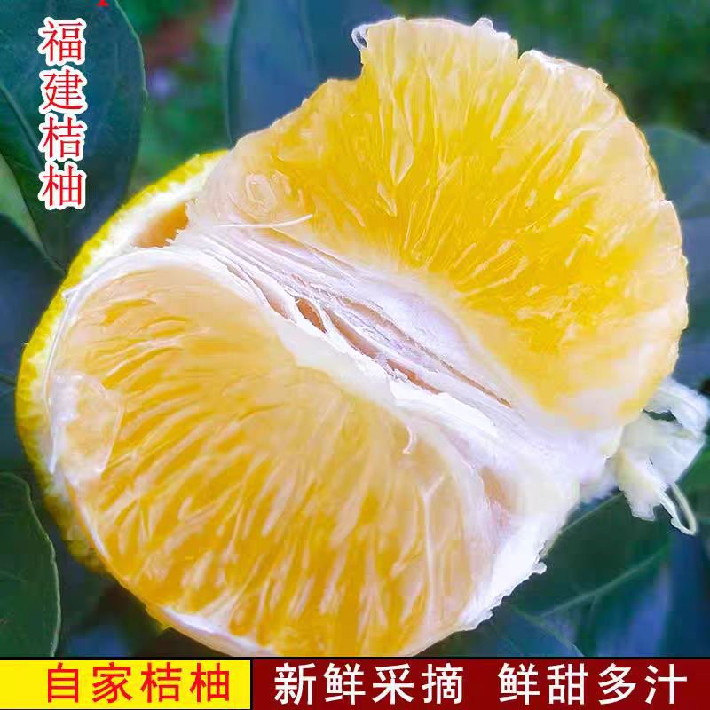 游洋甜桔柚 皮薄肉厚 清甜多汁 新鲜橘柚 营养美味