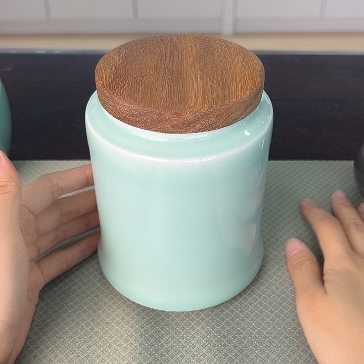 龙泉云间青瓷小米茶器