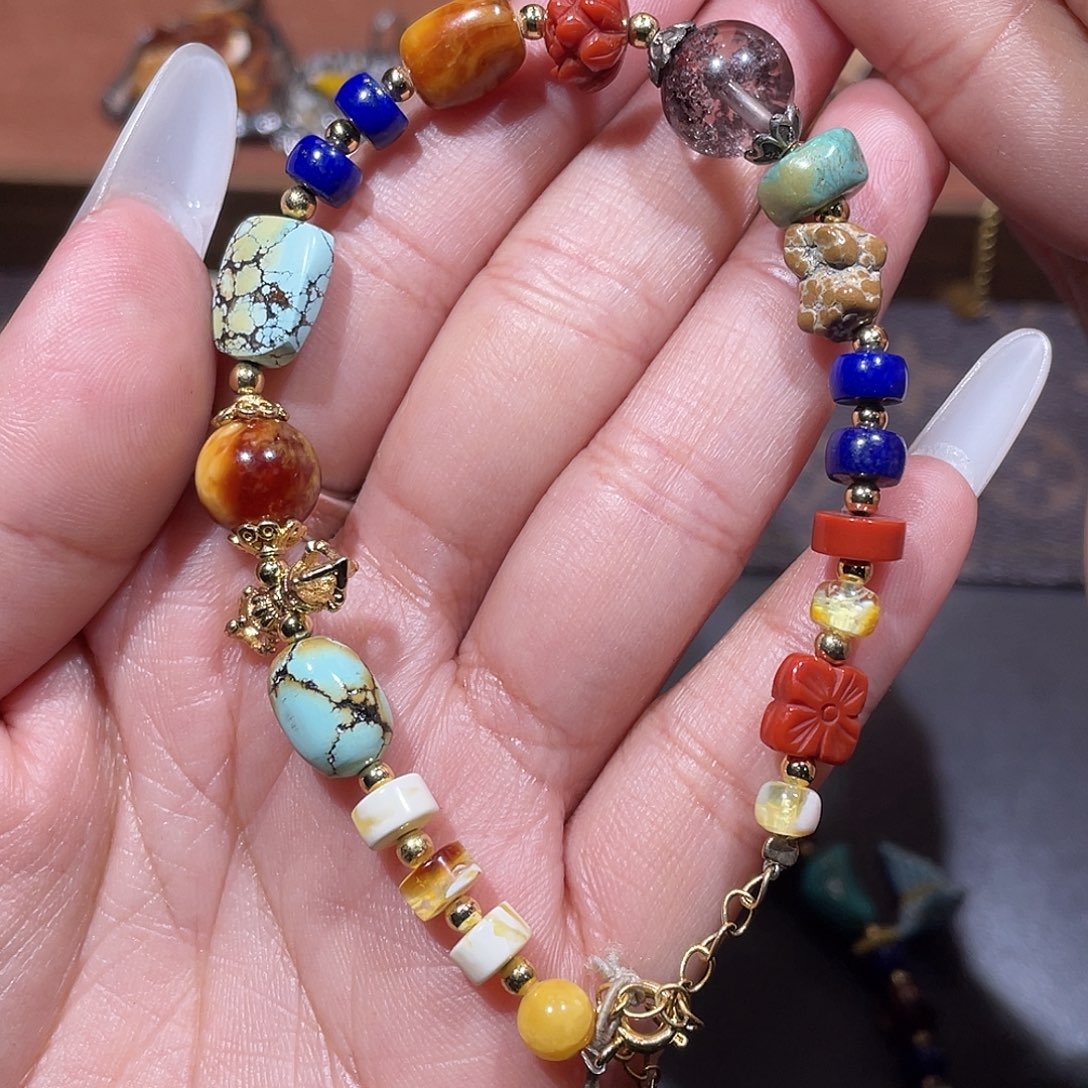 王****琥珀未镶嵌手链手链