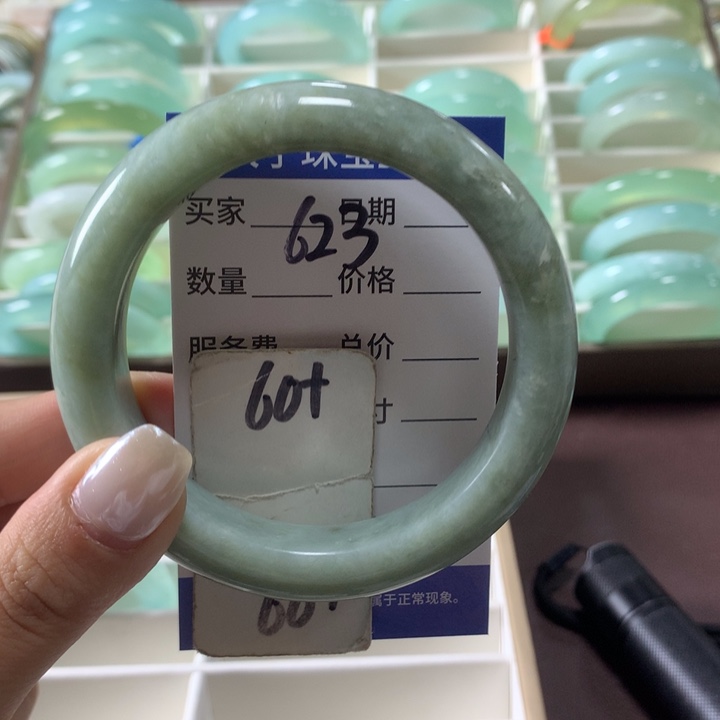 未镶嵌蛇纹石玉手镯623