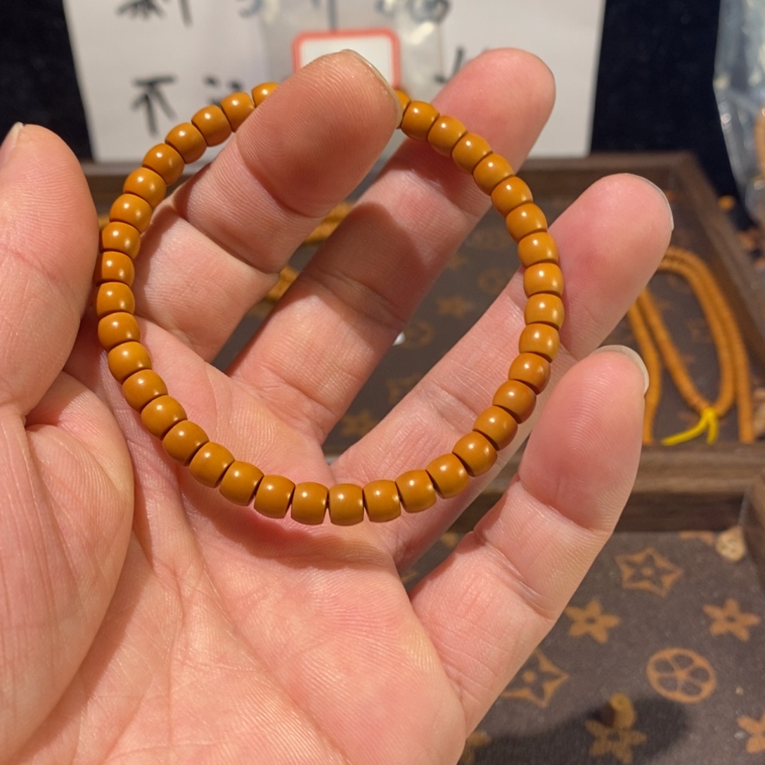 橄榄核手串/手链6.1橄榄核核尖单圈素串