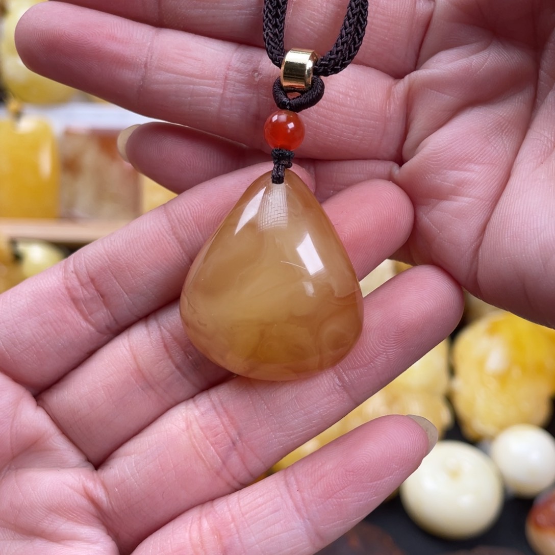 蜜蜡项链未镶嵌7.5克