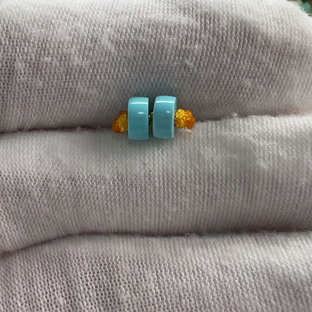 未镶嵌绿松石隔片5.2x2.4mm╰****迷