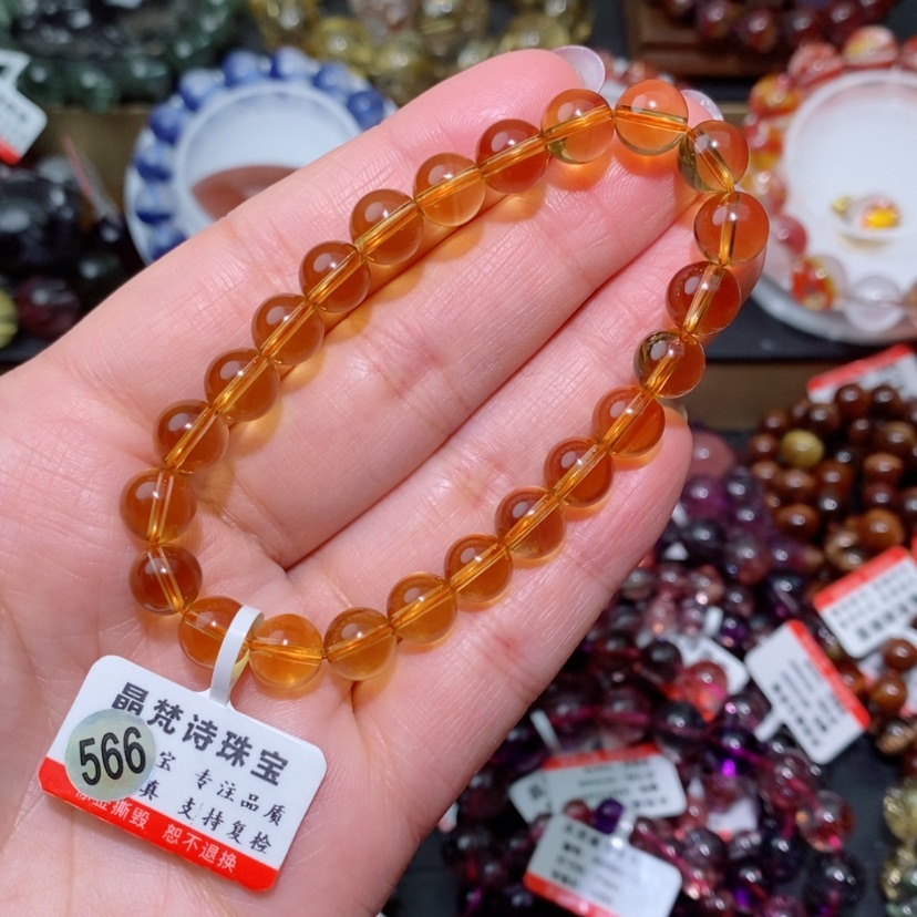 【闪购商品】水晶手链未镶嵌黄水晶手链