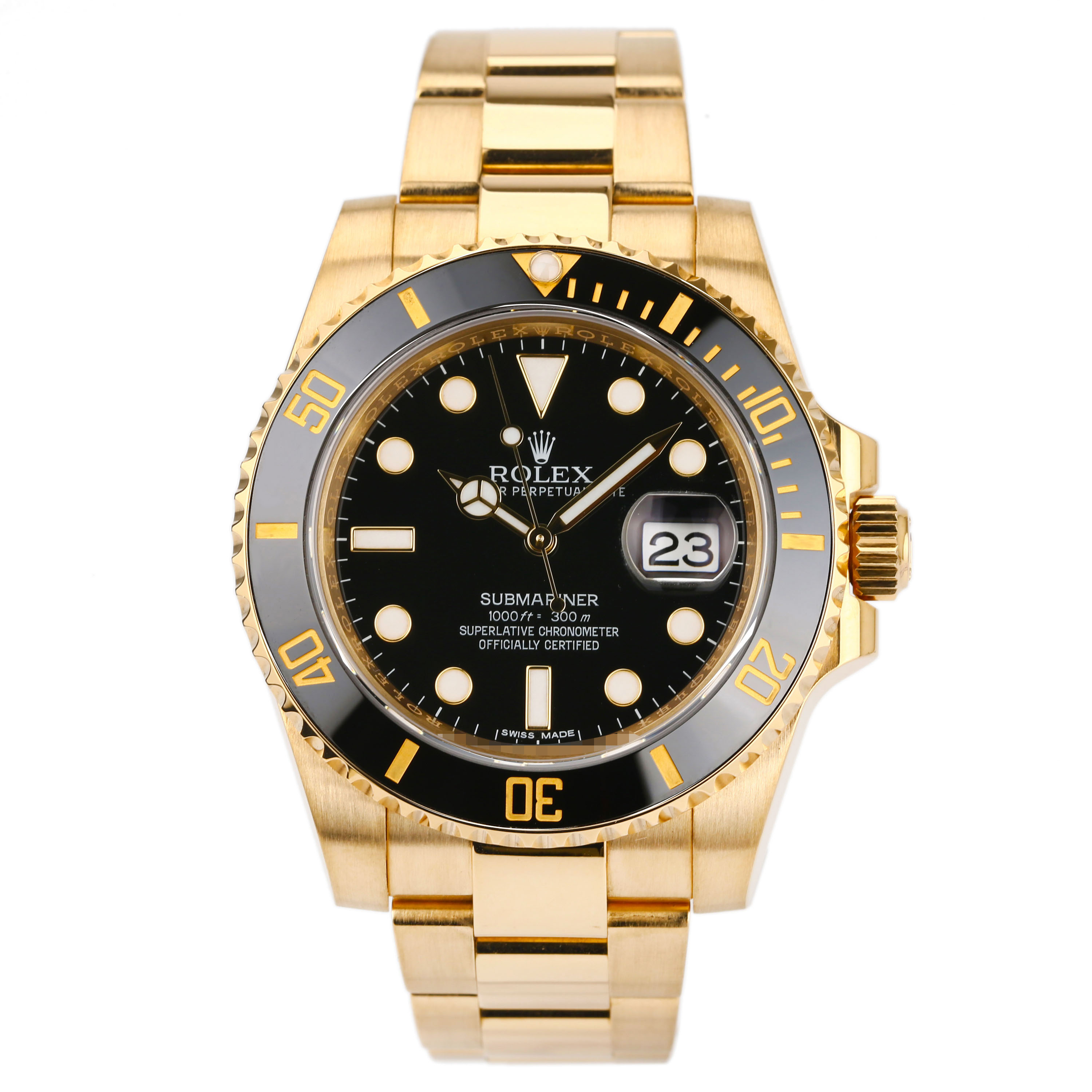 99新 Rolex/劳力士 19年全套/劳力士潜航者型116618蓝/10.5节
